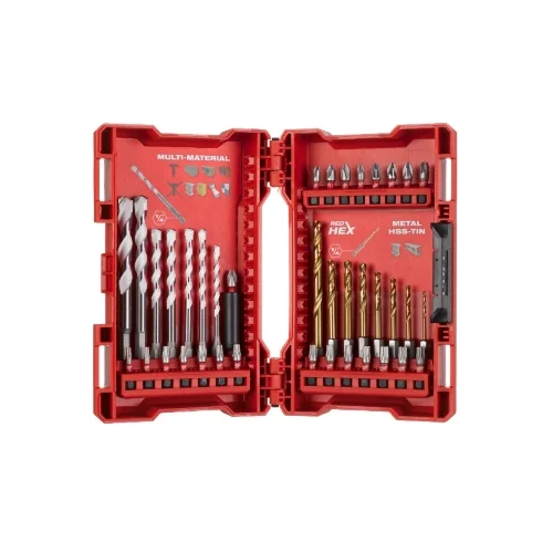 Milwaukee 39pc drill and impact bit set 4932479854