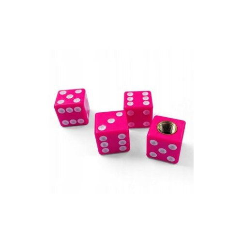  KAPICE ZA VENTIL KOCKICE ROZE (BIJELE TAČKICE) 4/1 Cijene
