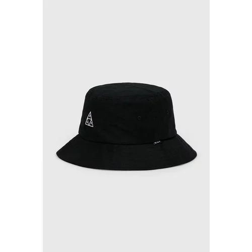 Huf Bombažni klobuk črna barva