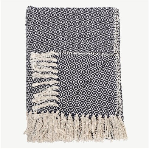 Bloomingville Modra odeja Throw, 130 x 160 cm Cene