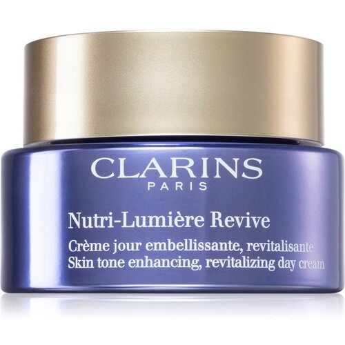 Clarins Nutri-Lumi&amp;egrave;re Revive dnevna krema za revitalizaciju i obnovu za zrelu kožu lica 50 ml Slike