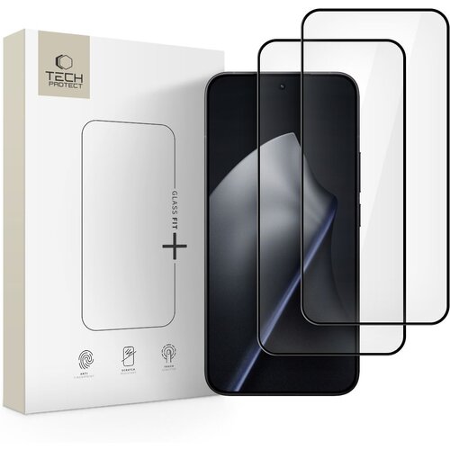 TECH-PROTECT KALJENO STEKLO GLASS FIT+ 2-KOMPLET ZA XIAOMI 15T 15T PRO ČRNO, (5000334165) Cene