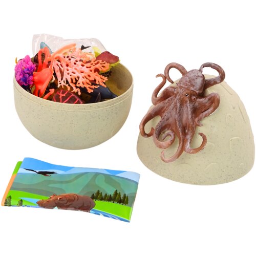  Jaje sa setom figurica morskih životinja - Ocean Slike