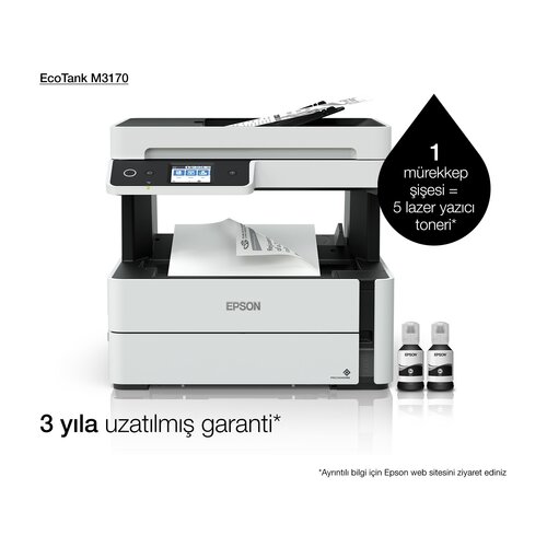 Epson M3170 ecotank its multifunkcijski inkjet crno-beli &amp;scaron;tampač all-in-one &amp;scaron;tampač Slike