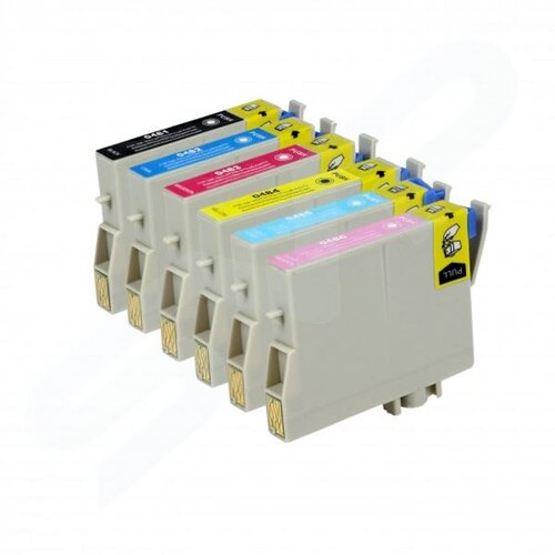 Epson T0487 , T0481 do T0486 , komplet 6 kompatibilnih kartuš Cene
