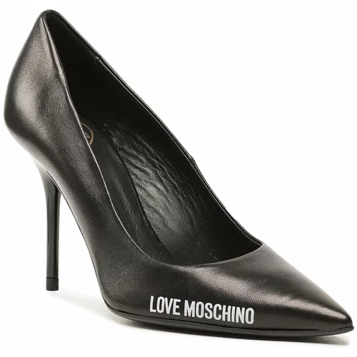 Love Moschino Cipele s potpeticom crna / bijela