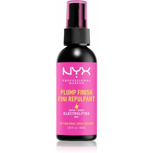 NYX Professional Makeup Plump Finish Setting Spray sprej za fiksiranje šminke s vitaminima 60 ml