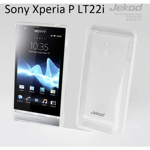  Gumijasti / gel etui Jekod za Sony Xperia P LT22i - beli