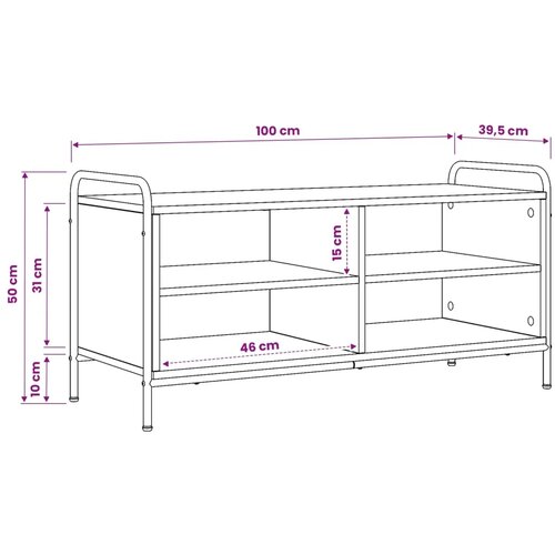  TV ormar 140 x 39 5 x 50 cm Staro drvo Konstruirano drvo - Staro drvo 100 x 39 5 x 50 cm Slike