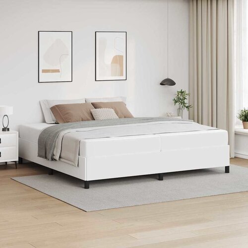 vidaXL Okvir kreveta s madracem Bijela 200 x 200 cm Cijene