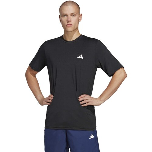 Adidas Funkcionalna majica črna / bela Cene