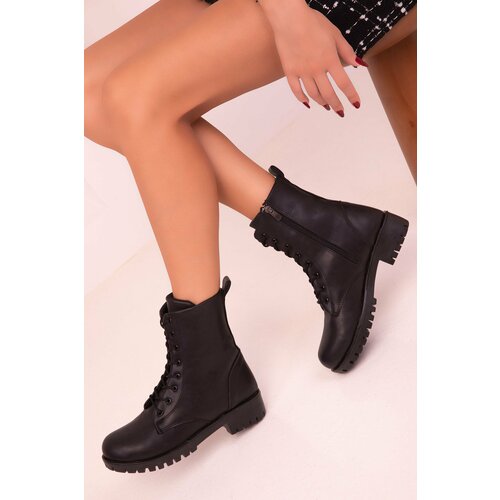 Soho Black Matte Women's Boots & Booties 13734 Slike