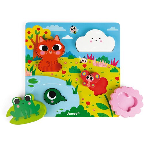 Janod drvena slagalica skrivalica nature Cene