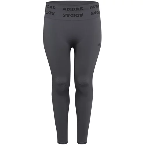 Adidas Športne hlače temno siva / črna