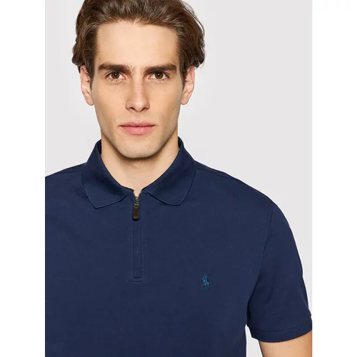 Polo Ralph Lauren Polo majica 710842622003 Mornarsko modra Slim Fit