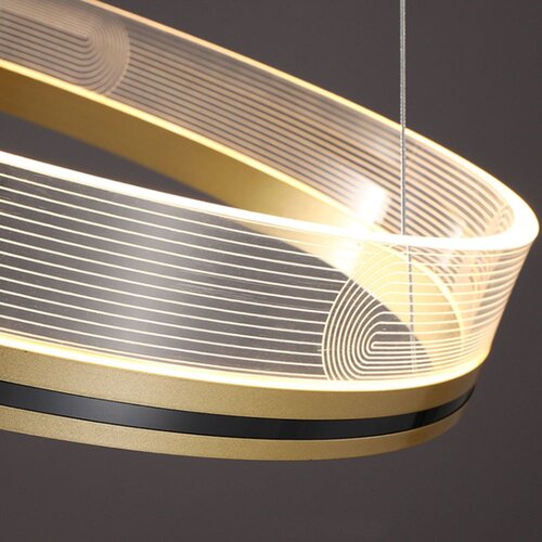 Toolight lampa viseća APP1190-CP gold 60cm Slike