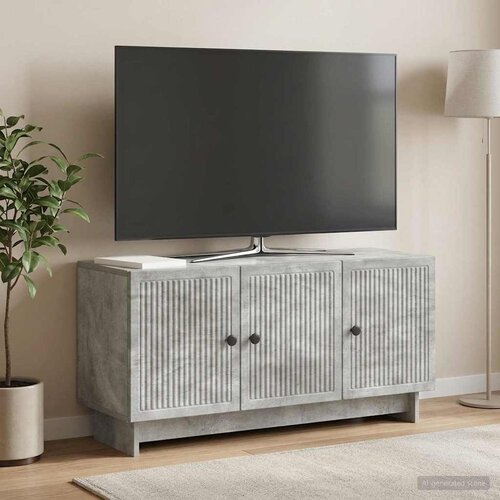 TV ormar Betonska siva 99 x 34,5 x 50 cm Konstruirano drvo Cene