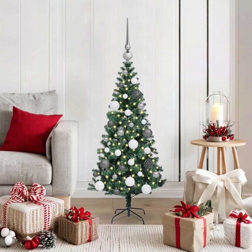 vidaXL Umjetno božićno drvce Zelena 120 cm PVC Cene