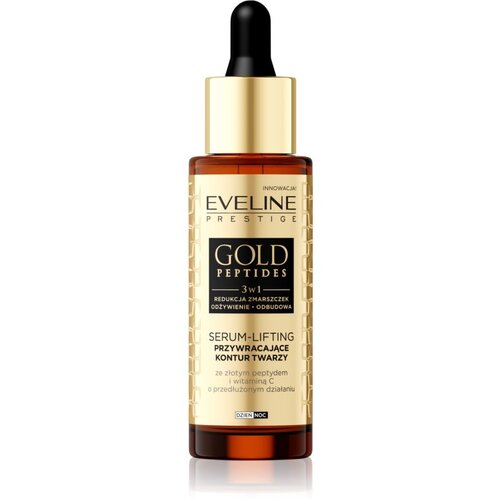 Eveline Cosmetics Gold Peptides lifting serum proti gubam 30 ml Cene