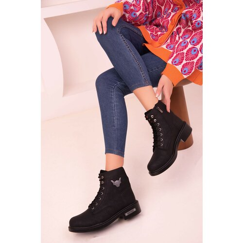 Soho Black-Black Women's Boots & Booties 13779 Slike