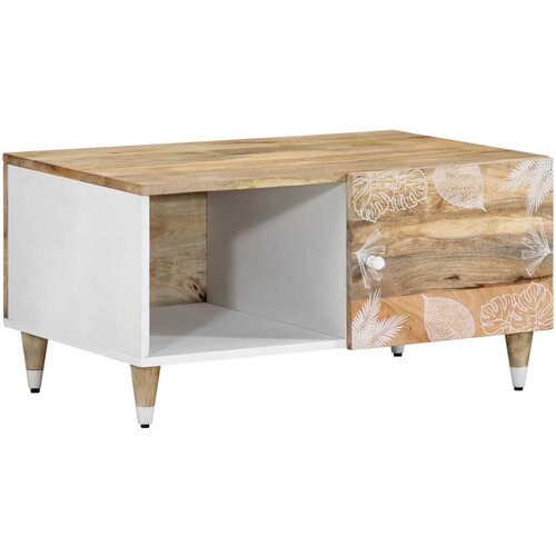 vidaXL Stolić za kavu 80 x 50 x 40 cm od masivnog drva manga Cijene