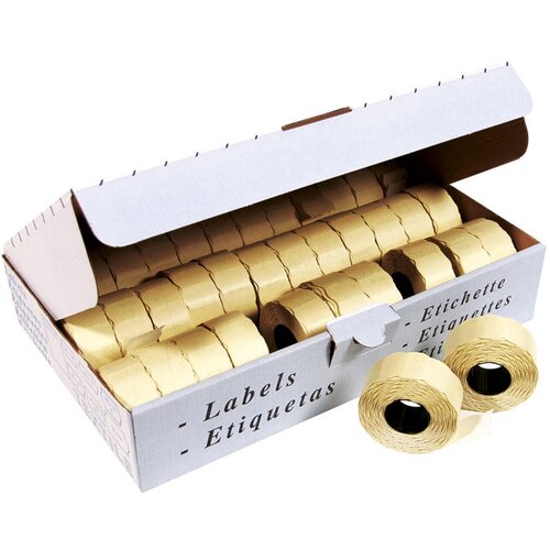  ETIKETE U ROLI 26X16MM ODLJEPLJIVE OBLE DVOREDNE PK36 PRINTEX BIJELE Cene
