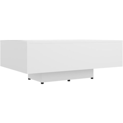 Maison Chic Klubska mizica - kavna mizica - Nizka mizica bela 85x55x31 cm iverna plo&amp;scaron;ča, (21753433) Slike