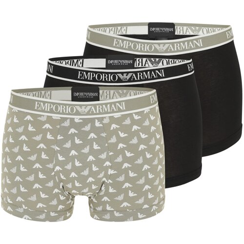 Emporio Armani Boksarice CORE LOGO BAND PACK X3 Večbarvna Slike