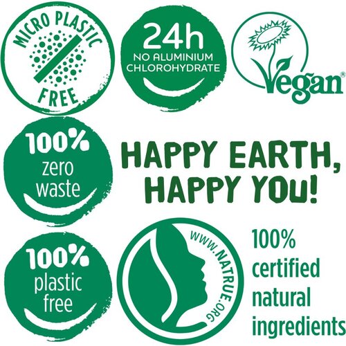 Happy Earth 100% Natural Deodorant Crystal Deo Unscented dezodorant 90 g Slike