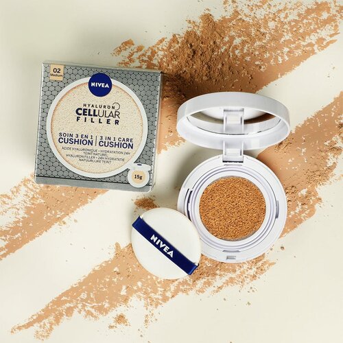 Nivea hyaluron cellular filler 3in1 care cushion SPF15 nježna podloga s blazinicom 3u1 15 g nijansa 01 light Cene