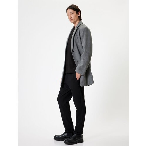 Koton Slim Fit Stretch Coat with Pocket Detail Slike