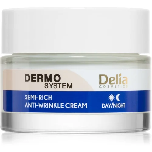 Delia Cosmetics Dermo System dnevna i noćna krema protiv bora 50 ml