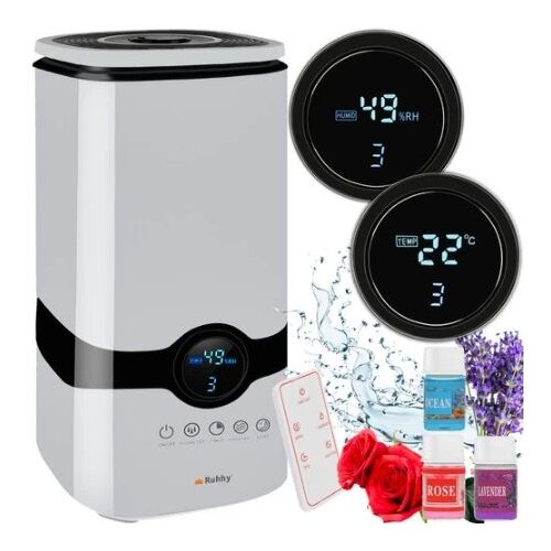 Kedo vlažilec zraka z aromaterapijo, 28W, 4L, ionizator, bel Cene