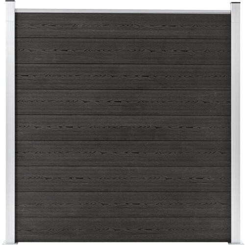 vidaXL Vrtna ograja WPC 180x186 cm siva Cene