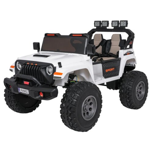  Dječji automobil na akumulator Extreme Sport 4x4, podesiva veličina, bijeli Cijene