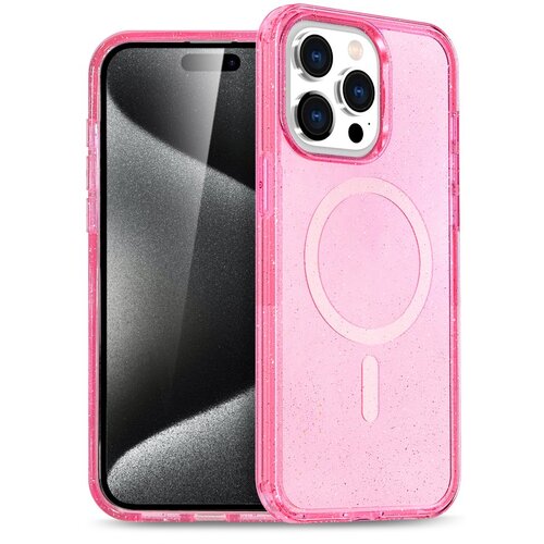  futrola glow magsafe za iphone 16 pro max (6.9) roze Slike