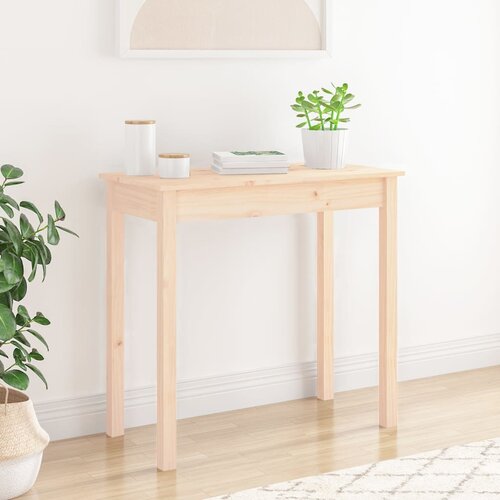 The Living Store konzolna mizica 80x40x75 cm trdna borovina - konzolna mizica, (21836725) Slike