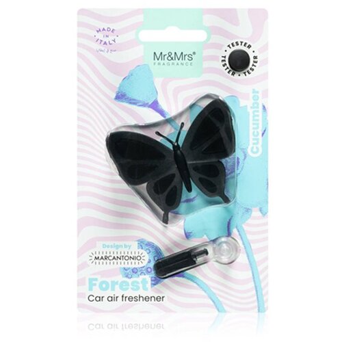 MR&amp;amp;MRS butterfly black krastavac miris za auto Slike