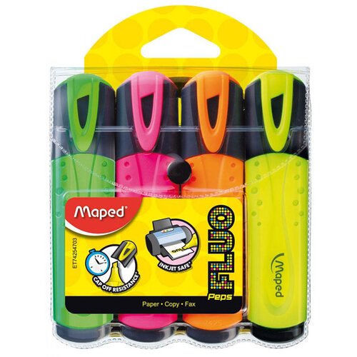 Maped Marker Fluo Classic, 4 kosi Cene