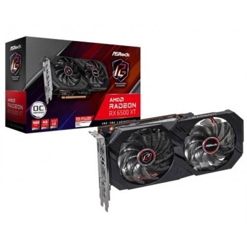 AsRock SVGA RX 6500XT Phantom Gaming D 4GB OC, RX6500XT PGD 4GO Cene