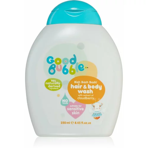 Good Bubble Hair & Body Wash Cloudberry emulzija i šampon za pranje za djecu od rođenja 250 ml