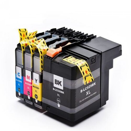 All4Printing Brother kompatibilne LC529 XL , LC525 XL , DCP-J100 / DCP-J105 / MFC-J200 , komplet 4 kartuše Cene