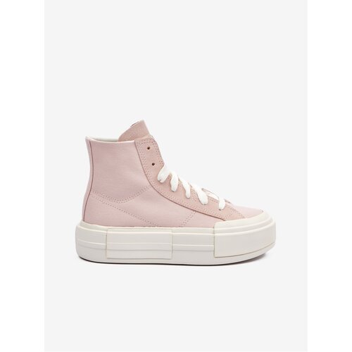 Converse World Pink Women's Ankle Sneakers on Chuck Ta Platform - Women Slike