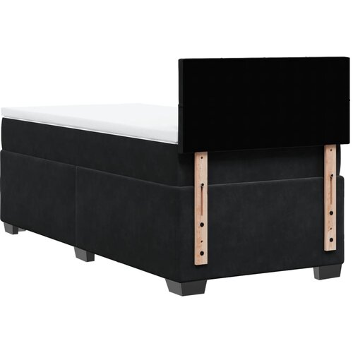 Box spring krevet s madracem crni 100x200 cm bar&amp;scaron;unasti Slike