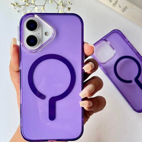  futrola neon magsafe za iphone 16 (6.1) ljubicasta Cene