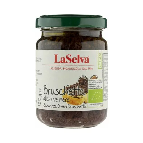 LaSelva Bio Bruschetta - črne olive