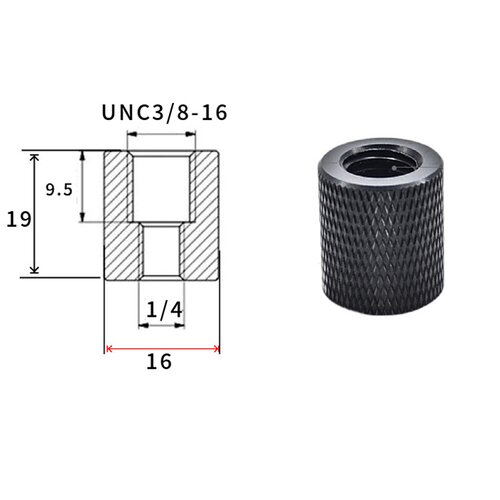 INF 5-paketni 1/4-palčni adapter z ženskim na zunanjim navojem M8 za stojala in dodatke za fotoaparat 3/8-16, (5000324335) Cene