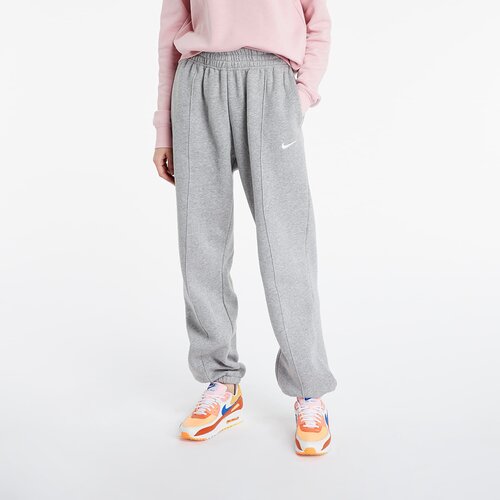 Nike Sportswear W Essential Fleece Pants Dk Grey Heather/ White Slike