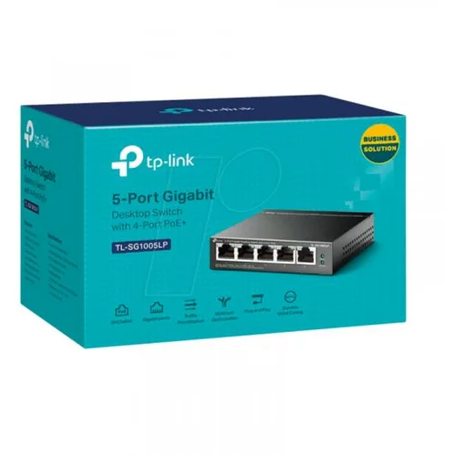 Tp-link TL-SG1005LP 5-Port Gigabit 4-Port PoE/PoE+ mrežno stikalo-switch