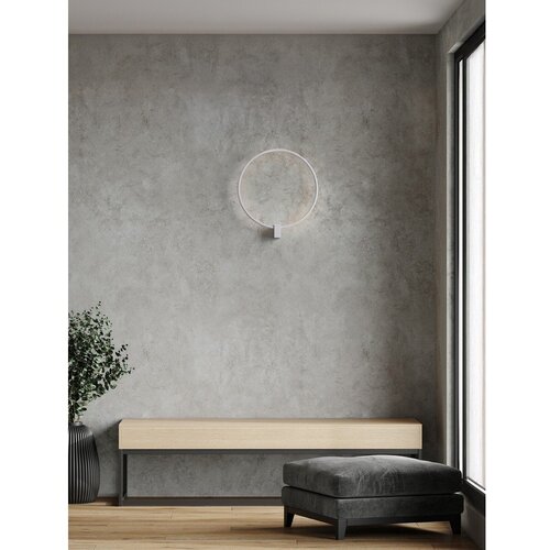 Nova Luce Mat bela aluminijasta LED zatemnitvena stenska svetilka Cercio &amp;ndash; Slike